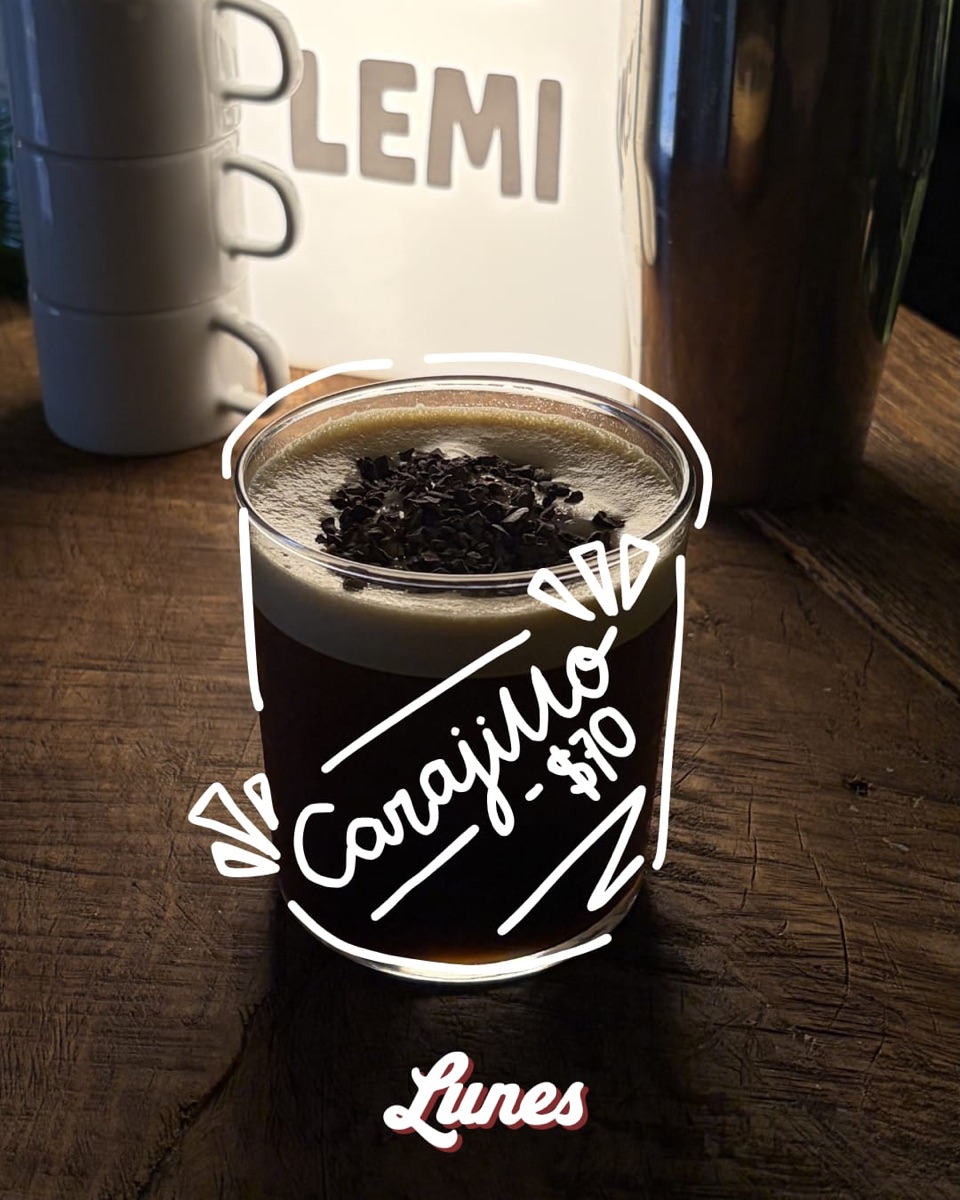 Lunes: carajillo $70